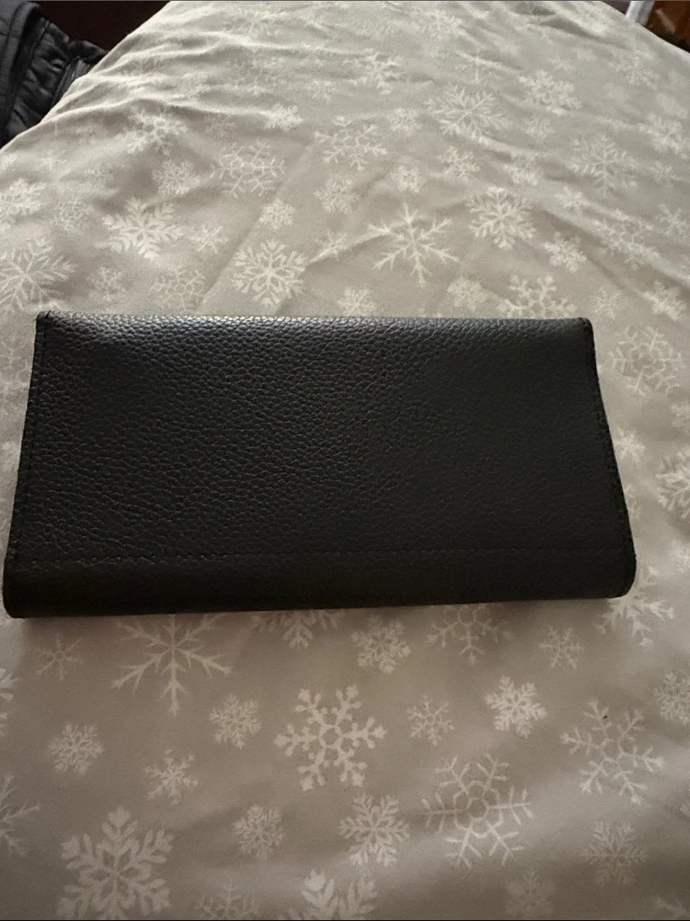 Harley-Davidson Black Embossed Wing Trifold Wallet